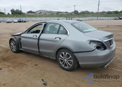 2015 Mercedes-Benz C 300 from USA, damaged, VIN 55SWF4JB5FU058064